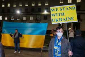 Holding Poster for Ukraine