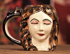 Weird Wolf Lady Margaret Hand-Crafted Coffee Mug