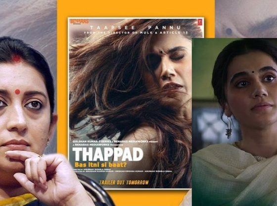 Smriti Irani on Tapsee's movie Thappad